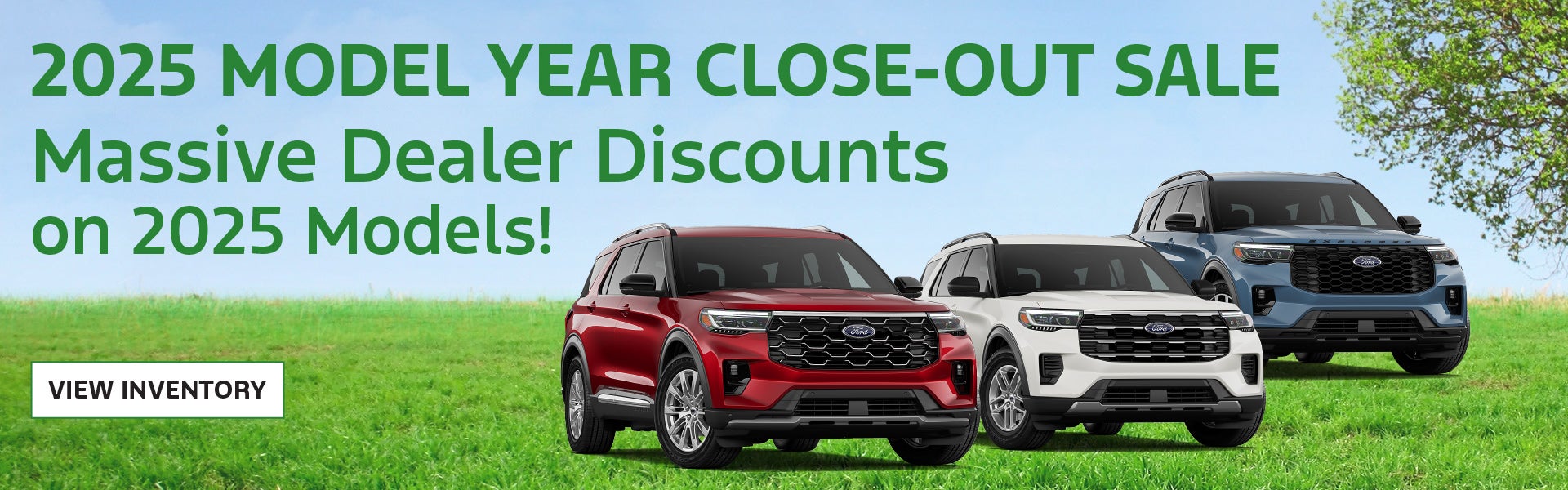 2025 MY25 CLOSE OUT SALE